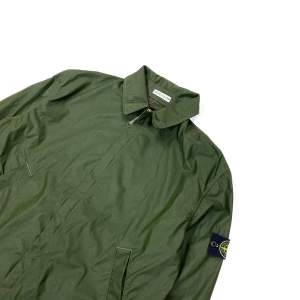 Stone Island Dark Green 2002 Vintage Harrington Jacket