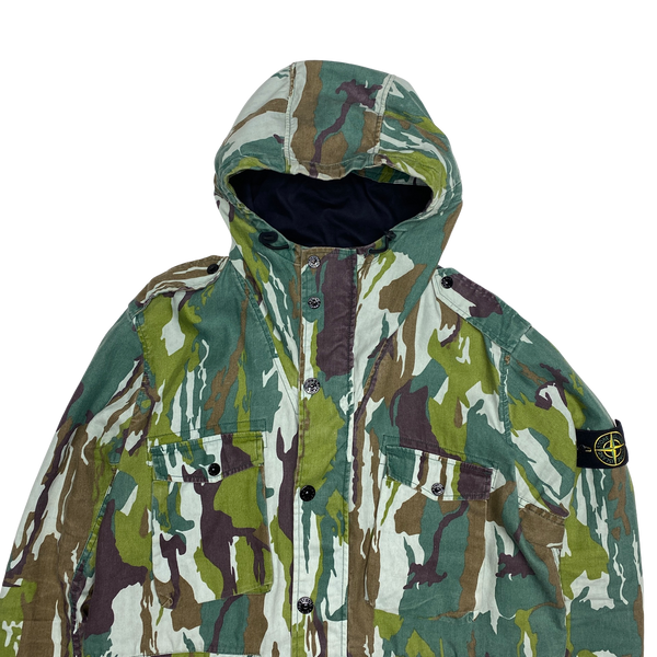 Stone Island 2015 Flowing Camo Watro Parka Jacket