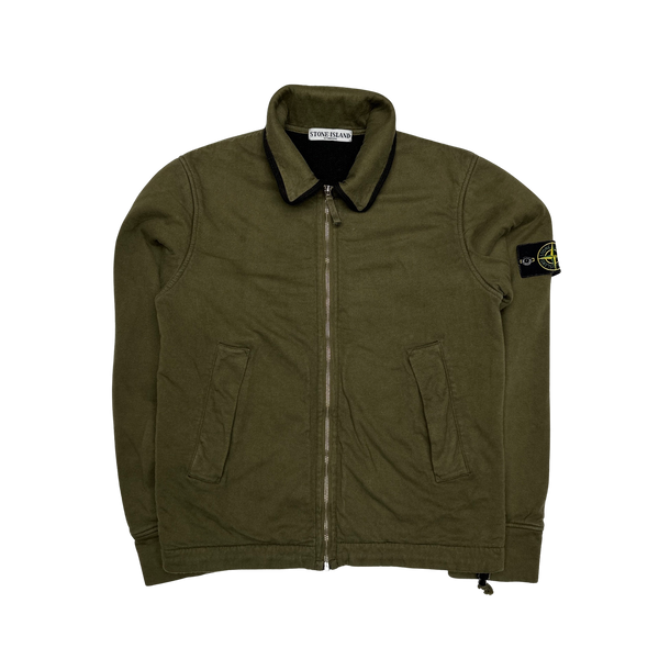 Stone Island 2005 Khaki Lined Cotton Jacket
