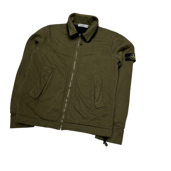 Stone Island 2005 Khaki Lined Cotton Jacket