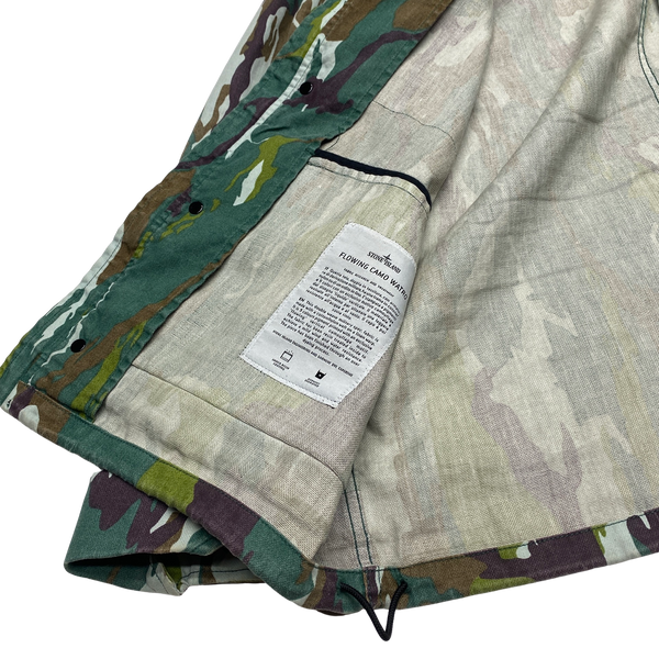 Stone Island 2015 Flowing Camo Watro Parka Jacket
