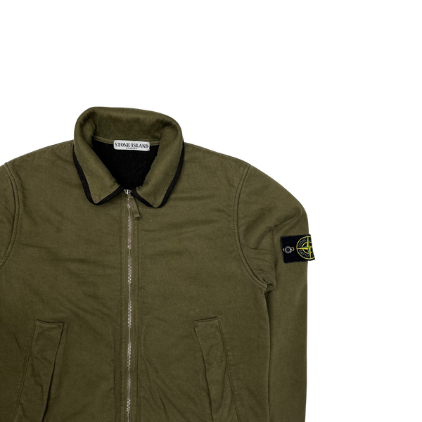 Stone Island 2005 Khaki Lined Cotton Jacket