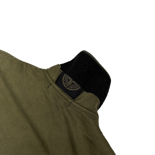 Stone Island 2005 Khaki Lined Cotton Jacket