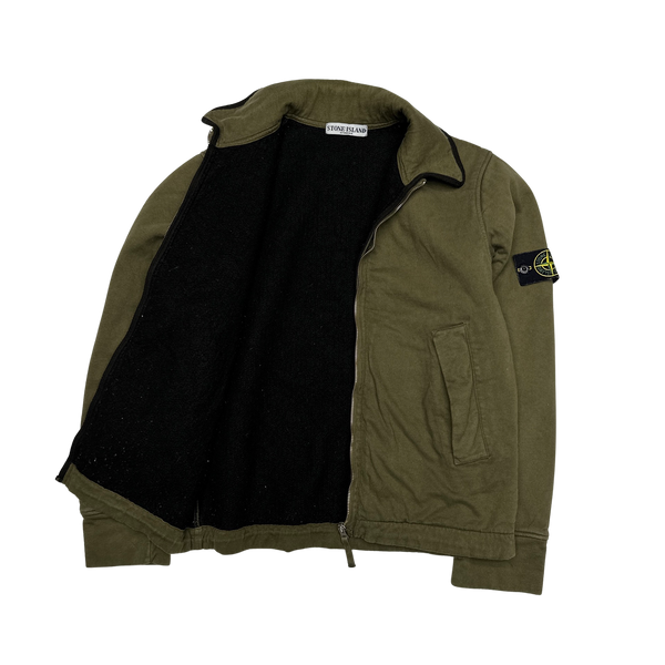 Stone Island 2005 Khaki Lined Cotton Jacket