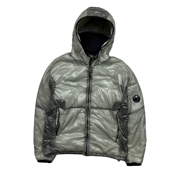 CP Company Grey Face Mask Outline Primaloft Puffer - Medium