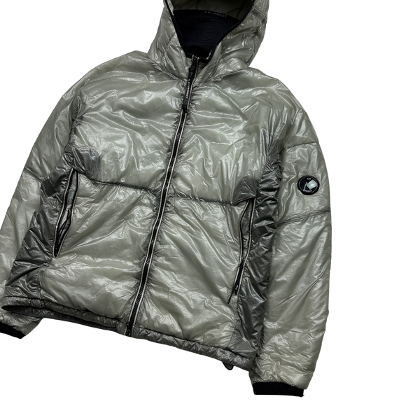 CP Company Grey Face Mask Outline Primaloft Puffer - Medium