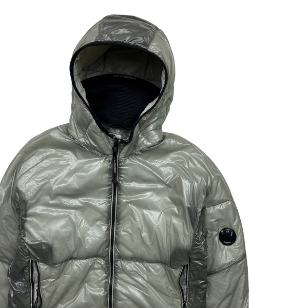 CP Company Grey Face Mask Outline Primaloft Puffer - Medium