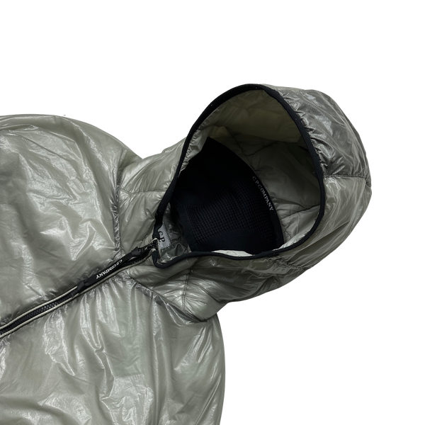 CP Company Grey Face Mask Outline Primaloft Puffer - Medium