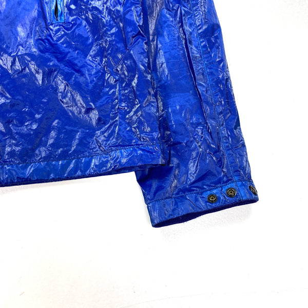 Stone Island Blue Prismatic Silk Hooded Jacket