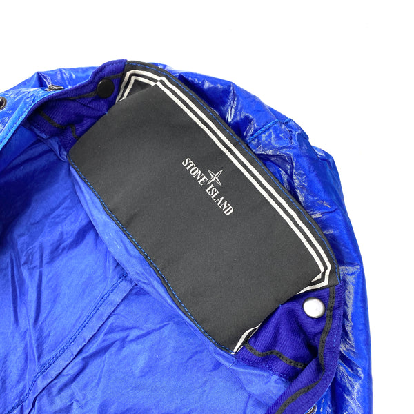 Stone Island Blue Prismatic Silk Hooded Jacket