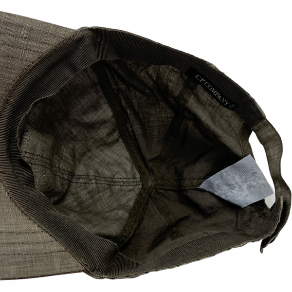 CP Company Lino Flax Cap