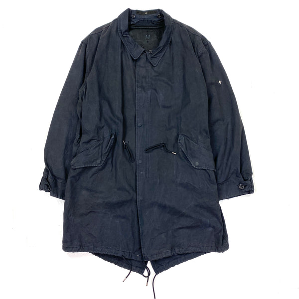 Stone Island Denims Heavyweight Cotton Fishtail Parka Jacket