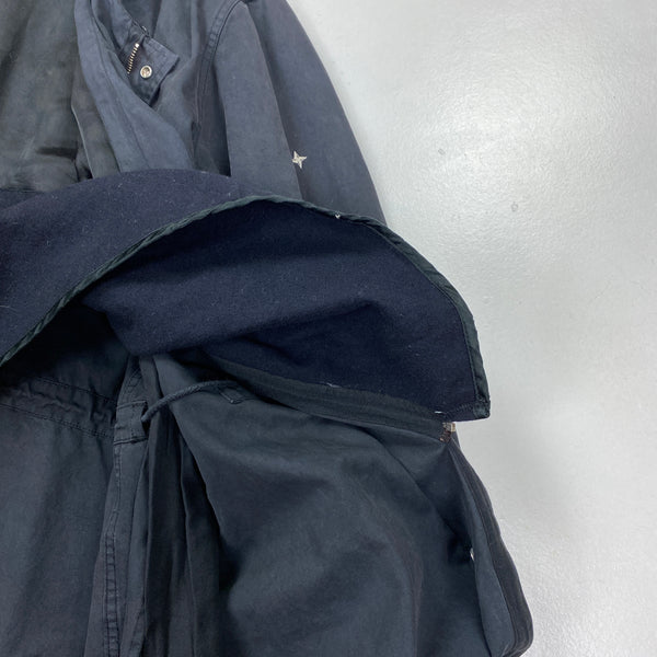 Stone Island Denims Heavyweight Cotton Fishtail Parka Jacket