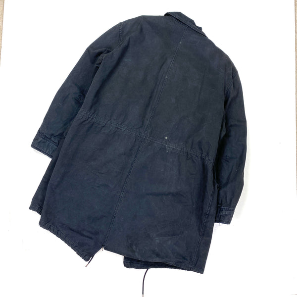 Stone Island Denims Heavyweight Cotton Fishtail Parka Jacket