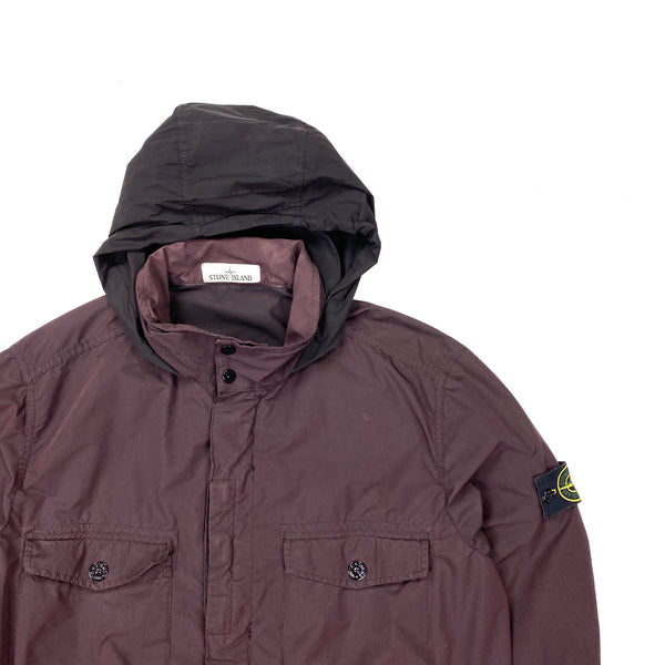 Stone Island Aubergine Purple David Tela Light-TC Jacket