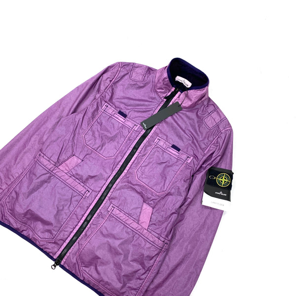 Stone Island Purple Lamy Flock Multipocket Jacket