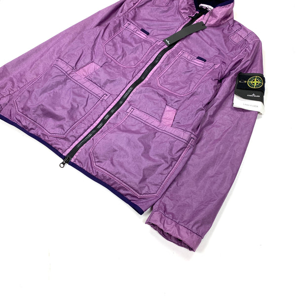Stone Island Purple Lamy Flock Multipocket Jacket