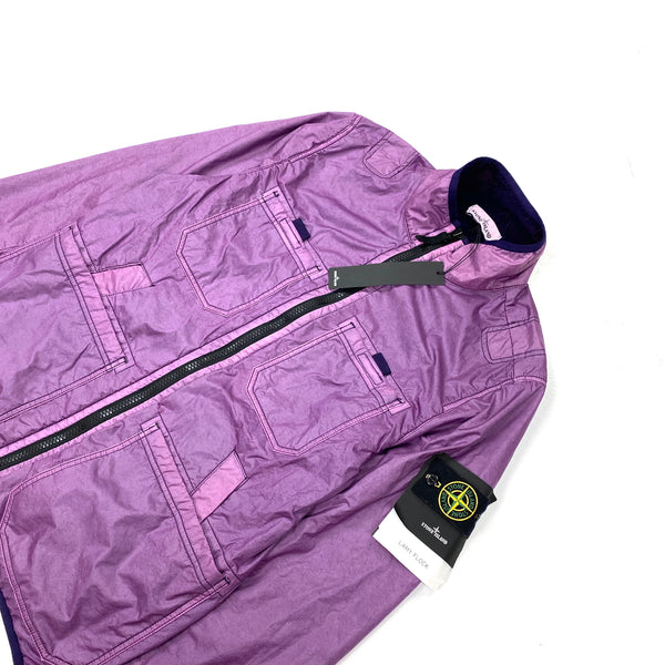 Stone Island Purple Lamy Flock Multipocket Jacket