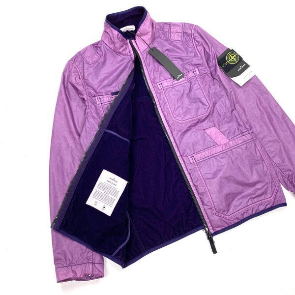 Stone Island Purple Lamy Flock Multipocket Jacket