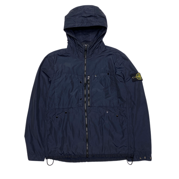 Stone Island 2011 Navy Resin Coated Nylon Jacket