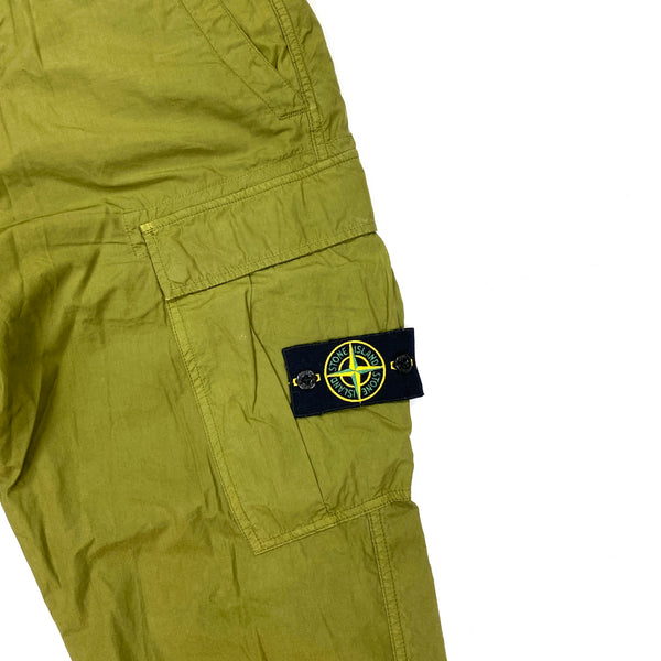 Stone Island Olive Tapered Green Cargo Trousers