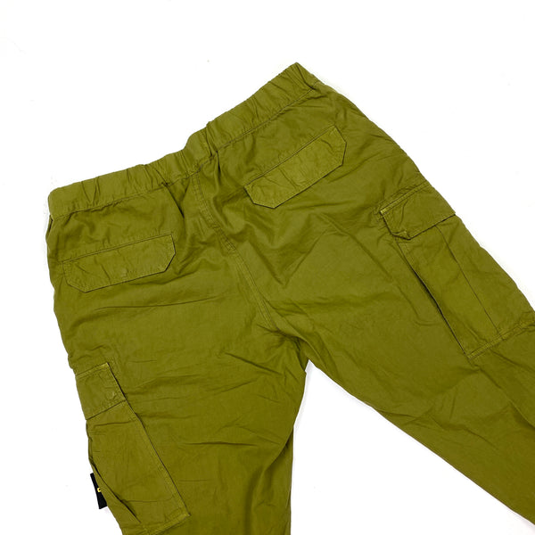 Stone Island Olive Tapered Green Cargo Trousers