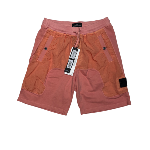 Stone Island Compact Treatment Cotton Shadow Project Shorts