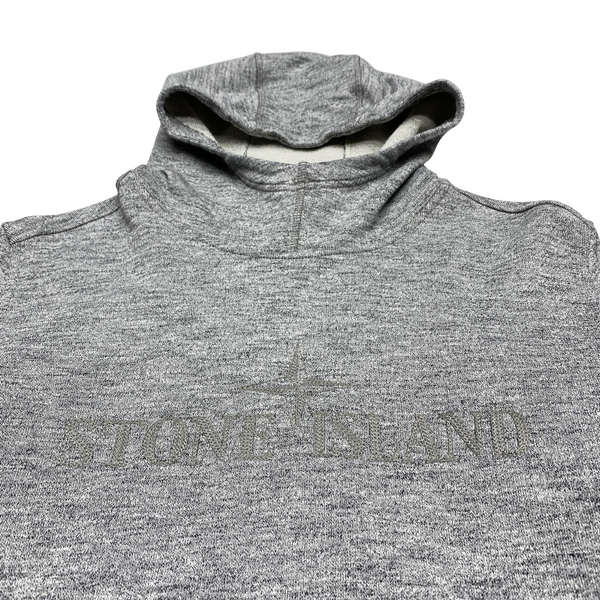 Stone Island 2019 Grey Spellout Hoodie