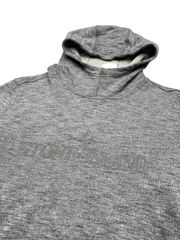 Stone Island 2019 Grey Spellout Hoodie