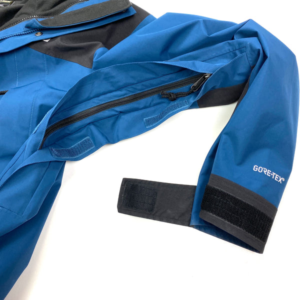 North Face Blue GoreTex Mountain Jacket