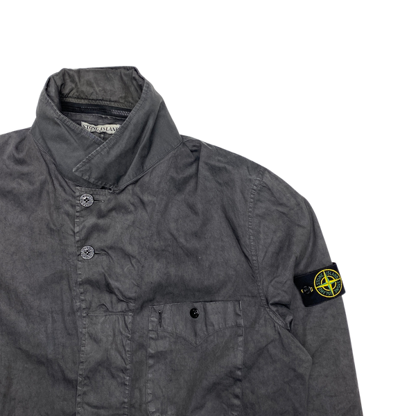 Stone Island 2004 Lino Flax Nylon Metal Hood Jacket