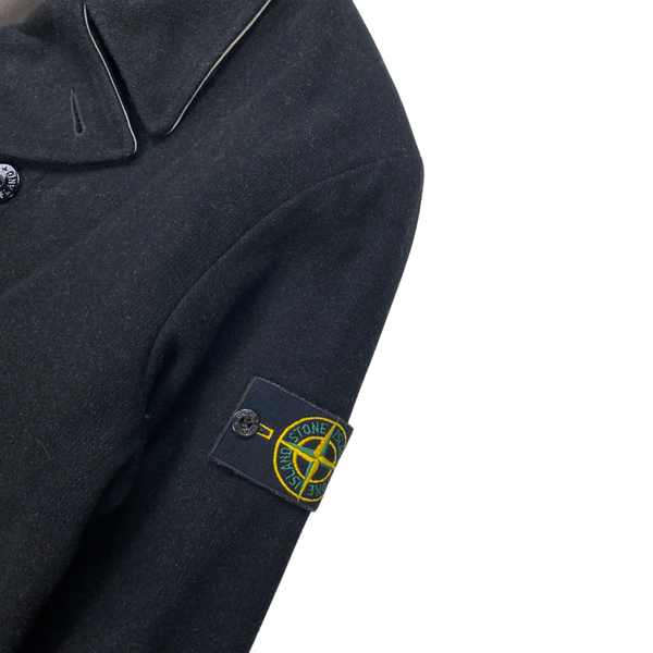 Stone Island 2001 Black Double Breasted Duffle Coat
