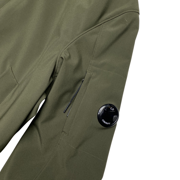 CP Company Khaki Soft Shell Fishtail Parka Jacket