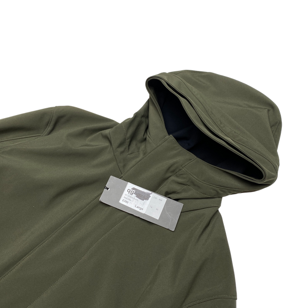 CP Company Khaki Soft Shell Fishtail Parka Jacket