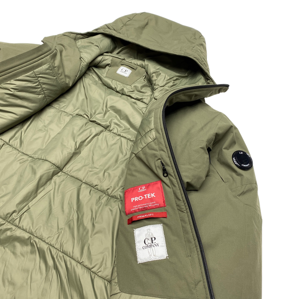 CP Company Khaki Green Pro Tek Primaloft Jacket