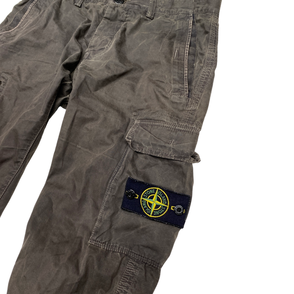 Stone Island 2014 Brown Slim Fit Cargo Trousers