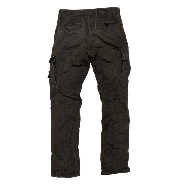 Stone Island 2014 Brown Slim Fit Cargo Trousers