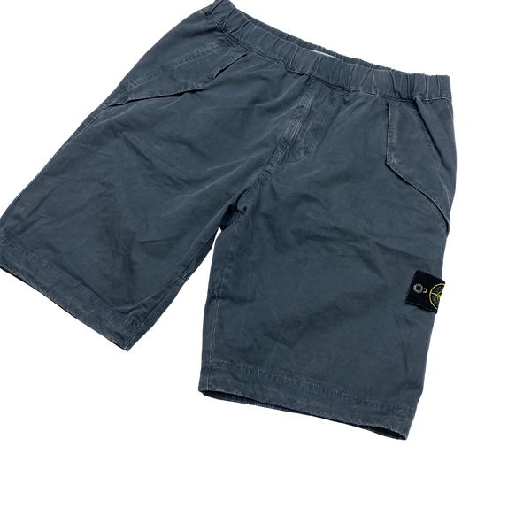 Stone Island 2018 Slate Grey Cargo Shorts