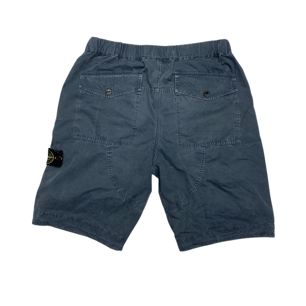 Stone Island 2018 Slate Grey Cargo Shorts