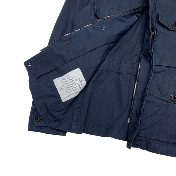 Stone Island 2020 Navy Blue Cotton Cordura Field Jacket