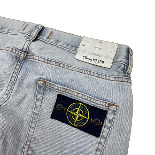 Stone Island 2015 Skinny Fit Light Wash Denim Jeans
