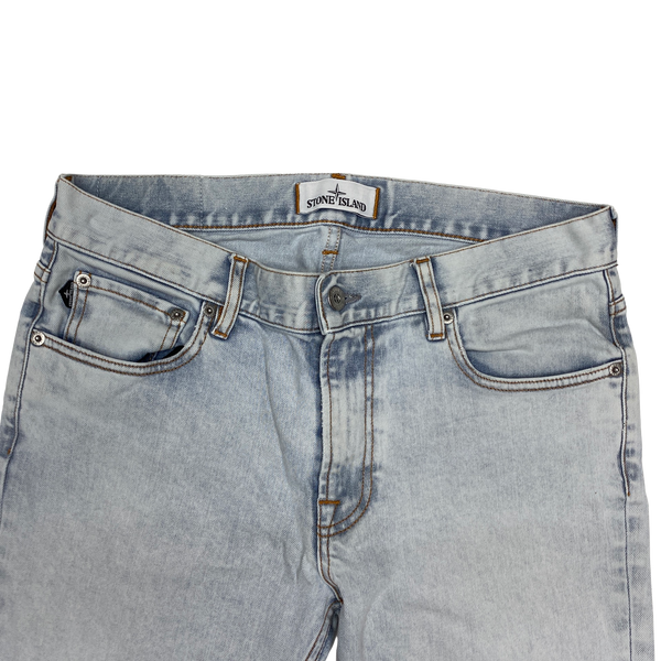 Stone Island 2015 Skinny Fit Light Wash Denim Jeans