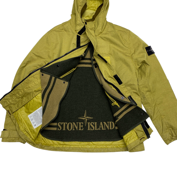 Stone Island Pistachio Reflective Weave Ripstop TC Jacket