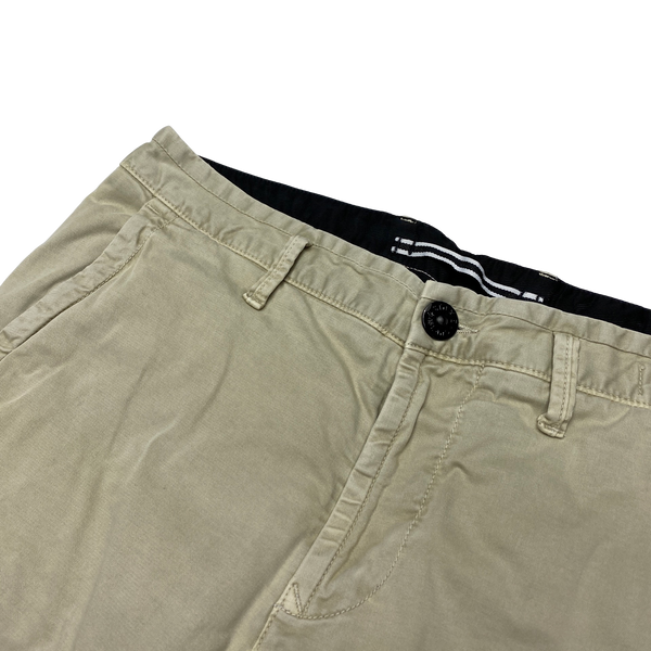 Stone Island 2020 Beige Skinny Fit Cargo Trousers