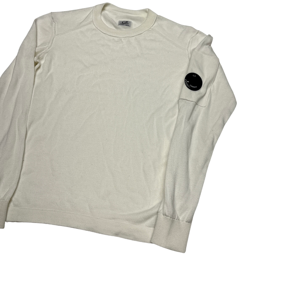 CP Company White Crewneck Knit Age 14
