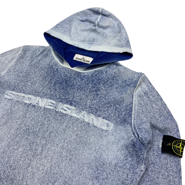 Stone Island 2016 Hand Sprayed Dust Spellout Hoodie