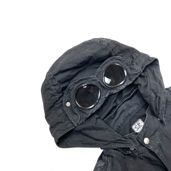 CP Company Black Cotton Goggle Jacket