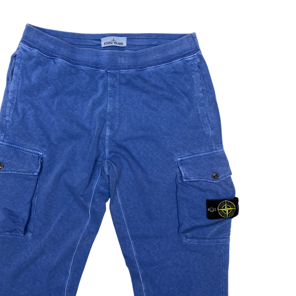 Stone Island 2019 Blue Cotton Cargo Joggers