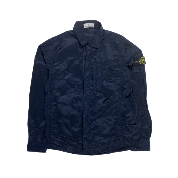 Stone Island 2018 Navy Nylon Metal Overshirt