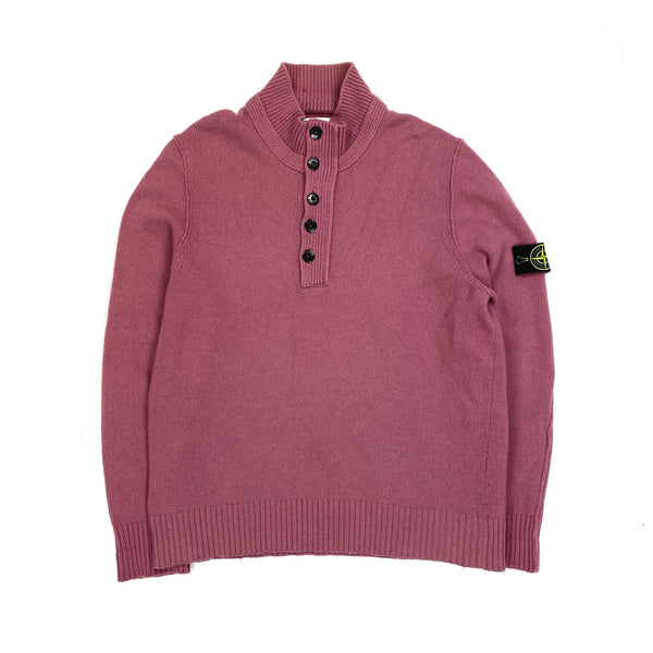 Stone Island Pink Knitted Pullover Jumper